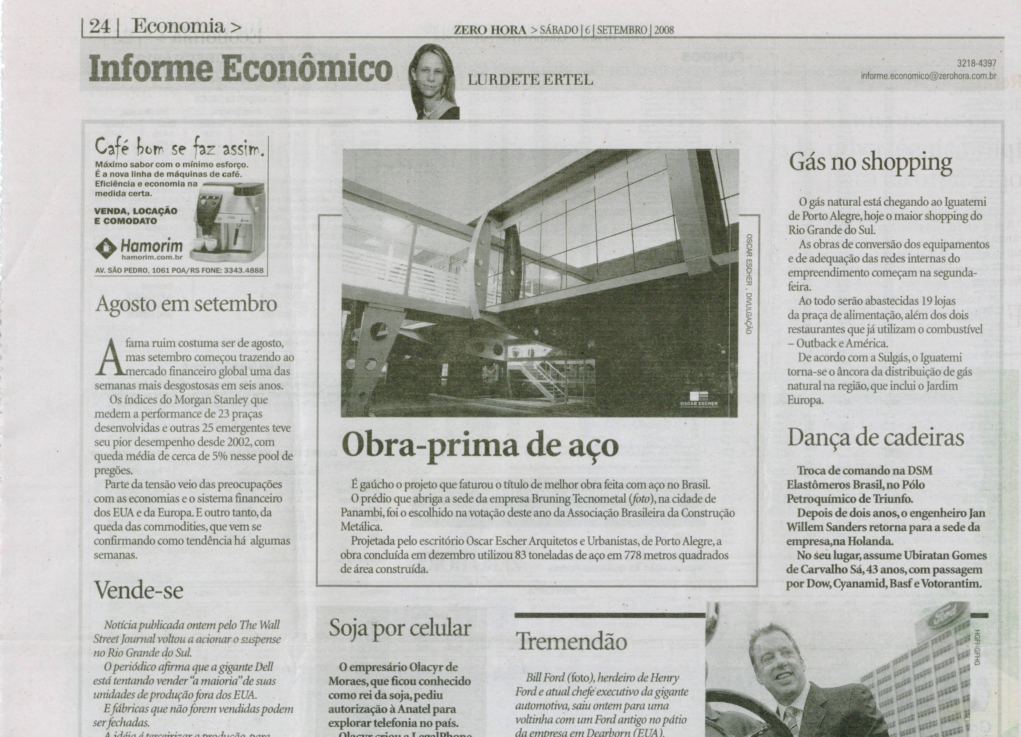 Correio do Povo - Obra Prima do Aço